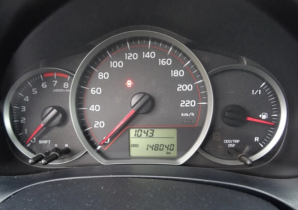 Toyota Yaris cena 27900 przebieg: 148040, rok produkcji 2012 z Ciechanowiec małe 277